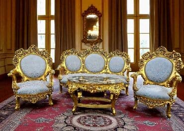 Stilske garniture: Luksuzni barokni salonac – komplet za dnevni boravak - Sastav na lalafo.rs — 2 Stilske garniture: Luksuzni barokni salonac – komplet za dnevni boravak - Sastav — 2