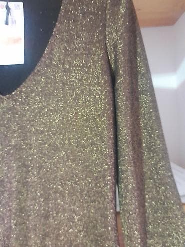 Šljokičasta mini haljina sa dugim rukavima - Materijal: elastična na lalafo.rs — 4 Šljokičasta mini haljina sa dugim rukavima - Materijal: elastična — 4