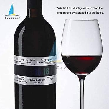 Čelični Termometar za boce vina sa displejem Termometar za boce vina na lalafo.rs Čelični Termometar za boce vina sa displejem Termometar za boce vina