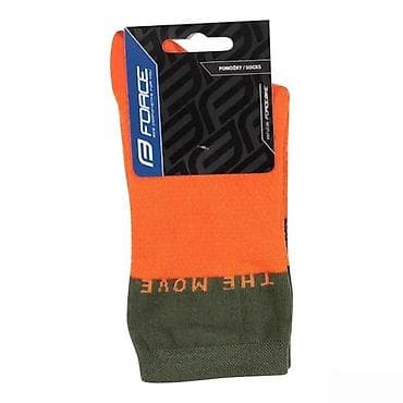Equipment for cyclists: ČARAPE FORCE MOVE, ORANGE-ZELENA S-M/36-41 | visoke biciklističke at lalafo.rs — 2 Equipment for cyclists: ČARAPE FORCE MOVE, ORANGE-ZELENA S-M/36-41 | visoke biciklističke — 2