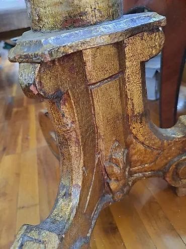 Srari, drveni, veliki svecnjak. Visina 145cm na lalafo.rs — 4 Srari, drveni, veliki svecnjak. Visina 145cm — 4