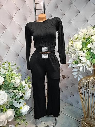 pantalone gina benotti: Ženski komplet – pleteni duks i pantalone - Dvodijelni set od mekog na lalafo.rs — 3 pantalone gina benotti: Ženski komplet – pleteni duks i pantalone - Dvodijelni set od mekog — 3