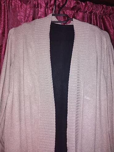 Women's Sweaters, Cardigans: Kardigan duži M/L nošen par puta bež boje at lalafo.rs — 2 Women's Sweaters, Cardigans: Kardigan duži M/L nošen par puta bež boje — 2