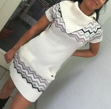 Džemper sa prelepom kragnom koja kada se zakopča bude rol kragna Super at lalafo.rs — 3 Džemper sa prelepom kragnom koja kada se zakopča bude rol kragna Super — 3