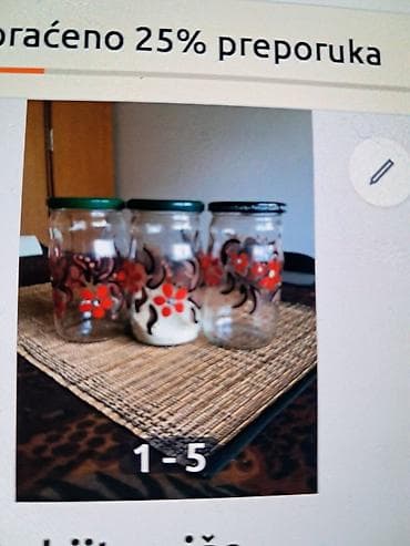 Ukrasne tegle.Ručno radjene. 3 komada at lalafo.rs Ukrasne tegle.Ručno radjene. 3 komada