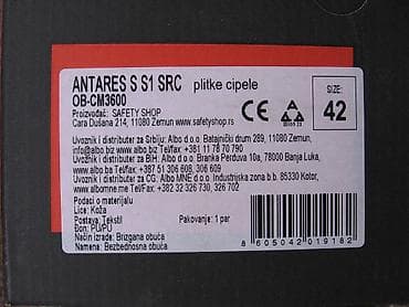 Safety work shoes: Astitne radne cipele Catamount Antares crne boje, velicina 42 at lalafo.rs — 4 Safety work shoes: Astitne radne cipele Catamount Antares crne boje, velicina 42 — 4