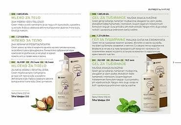 eko koza sa: Green “Inspired by Nature” kolekcija za negu tela – prirodno bogate na lalafo.rs — 1 eko koza sa: Green “Inspired by Nature” kolekcija za negu tela – prirodno bogate — 1