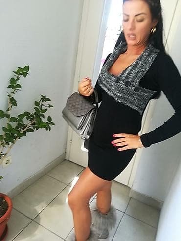 Tunika haljina Tanka trikotaža sa elastinom U kombinaciji gore sa na lalafo.rs — 1 Tunika haljina Tanka trikotaža sa elastinom U kombinaciji gore sa — 1