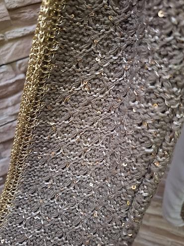 Džemper sa šljokicama – pleteni, dugačak kroj - Boja: topla na lalafo.rs — 4 Džemper sa šljokicama – pleteni, dugačak kroj - Boja: topla — 4