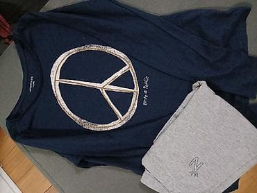 Dukserica sa printom i helanke velicina 152 - Tamnoplava ženska at lalafo.rs — 1 Dukserica sa printom i helanke velicina 152 - Tamnoplava ženska — 1