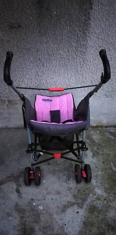 Kisobran decija kolica Pegolini sivo/crvena,malo flekava na lalafo.rs — 3 Kisobran decija kolica Pegolini sivo/crvena,malo flekava — 3