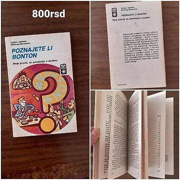 Knjiga: „Poznajete li bonton – Skup pravila za ponašanje u društvu“ na lalafo.rs — 1 Knjiga: „Poznajete li bonton – Skup pravila za ponašanje u društvu“ — 1