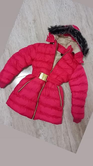 Dečija zimska jakna sa kapuljačom i pojasom - Model: duga, prošivena na lalafo.rs — 1 Dečija zimska jakna sa kapuljačom i pojasom - Model: duga, prošivena — 1