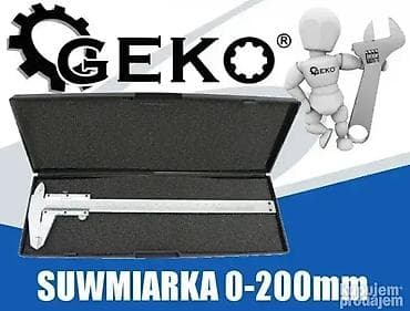 Šubler sa dve čeljusti 200 mm GEKO (Poljska) Cena: 1.600 dinara na lalafo.rs — 3 Šubler sa dve čeljusti 200 mm GEKO (Poljska) Cena: 1.600 dinara — 3