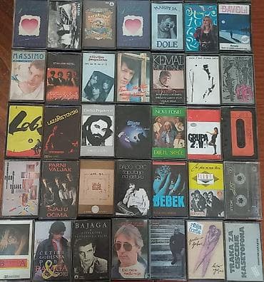 63 originalnih audio kaseta iz različitih perioda- 80-e, 90-e na lalafo.rs 63 originalnih audio kaseta iz različitih perioda- 80-e, 90-e