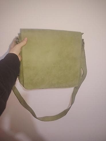 Torba preko ramena – maslinasto zelena - Materijal: mekana na lalafo.rs — 3 Torba preko ramena – maslinasto zelena - Materijal: mekana — 3