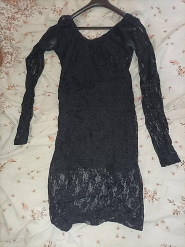 Personal Items: Na prodaju crna čipkana haljina, S/M veličine, pamuk sa elastinom at lalafo.rs — 1 Personal Items: Na prodaju crna čipkana haljina, S/M veličine, pamuk sa elastinom — 1