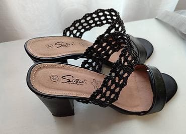 Ženske sandale na blok petu – Safran, Designed in Italy - Boja: crna na lalafo.rs — 2 Ženske sandale na blok petu – Safran, Designed in Italy - Boja: crna — 2