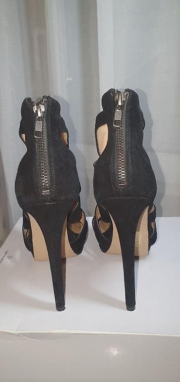 Crne ženske sandale na štiklu - Elegantne sandale sa visokom tankom na lalafo.rs — 3 Crne ženske sandale na štiklu - Elegantne sandale sa visokom tankom — 3