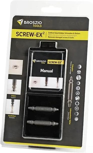 prsluk jaknica mango u: BROSZIO TOOLS Screw-EX² – set za vađenje oštećenih šrafova i vijaka - at lalafo.rs — 2 prsluk jaknica mango u: BROSZIO TOOLS Screw-EX² – set za vađenje oštećenih šrafova i vijaka - — 2