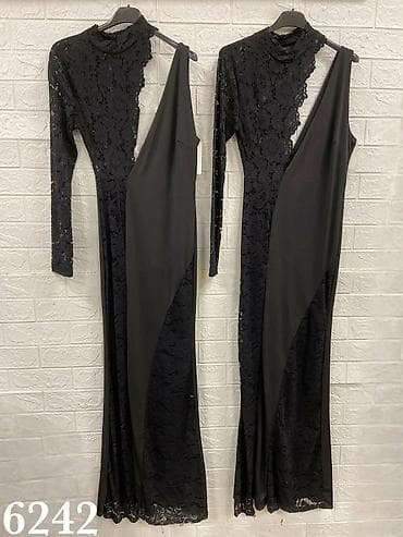 Elegantna crna večernja haljina – model 6242 - Duga, uska silueta na lalafo.rs — 2 Elegantna crna večernja haljina – model 6242 - Duga, uska silueta — 2