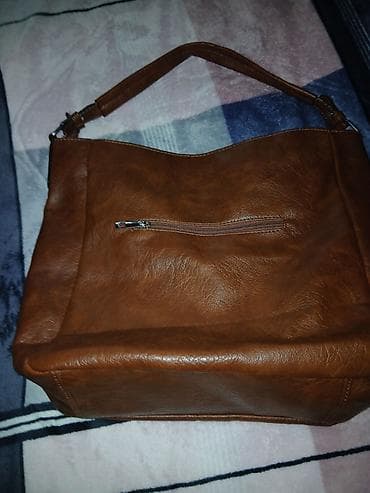 Ženska torba – braon, prirodni ton - Materijal: imitacija kože sa at lalafo.rs — 2 Ženska torba – braon, prirodni ton - Materijal: imitacija kože sa — 2