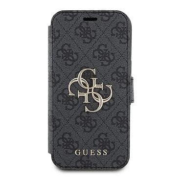 Maska Guess Bk Pu leather 4G Metal Logo za iPhone 15 6.1 siva na lalafo.rs Maska Guess Bk Pu leather 4G Metal Logo za iPhone 15 6.1 siva