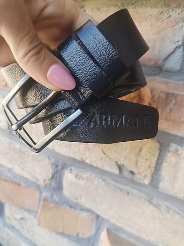 Armani muski kais koza Duzina sasbalom 108,sirina 3,5 at lalafo.rs — 1 Armani muski kais koza Duzina sasbalom 108,sirina 3,5 — 1