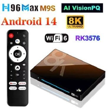 H96 MAX M9S-AISR- 8/128GB- RK 3576- 8 jezgara procesor- OS14 - NOV na lalafo.rs H96 MAX M9S-AISR- 8/128GB- RK 3576- 8 jezgara procesor- OS14 - NOV