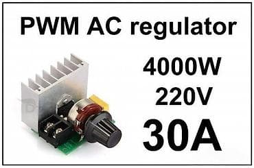 Home & Garden: PWM AC regulator 4000W, 220V, 30A Opis: - Elektronski regulator snage at lalafo.rs — 2 Home & Garden: PWM AC regulator 4000W, 220V, 30A Opis: - Elektronski regulator snage — 2