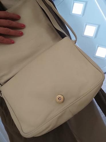 zenske broj: Krem bež ženska torba preko ramena - Materijal: glatka eko-koža u at lalafo.rs — 2 zenske broj: Krem bež ženska torba preko ramena - Materijal: glatka eko-koža u — 2