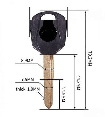 Prazan (nesecen) ključ za motocikle Honda - Tip: mehanički ključ bez na lalafo.rs Prazan (nesecen) ključ za motocikle Honda - Tip: mehanički ključ bez