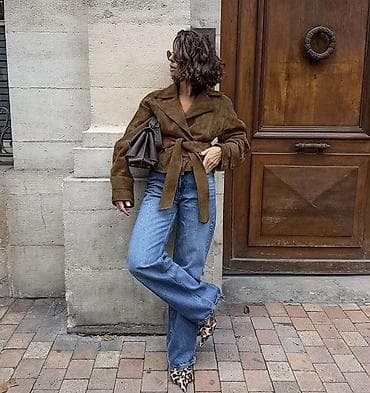 🔥Ženska kraća jakna od smeđeg velura/ na lalafo.rs — 5 🔥Ženska kraća jakna od smeđeg velura/ — 5