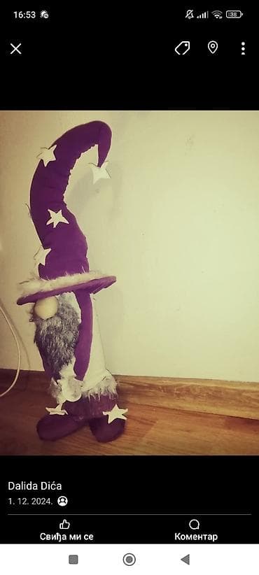 Dekorativni patuljak/gnom za praznike – ručni rad - Visoka na lalafo.rs — 4 Dekorativni patuljak/gnom za praznike – ručni rad - Visoka — 4