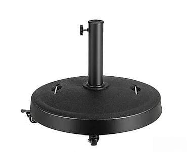 Postolje za baštenski suncobran sa točkićima – crno - Tip: baza za na lalafo.rs Postolje za baštenski suncobran sa točkićima – crno - Tip: baza za