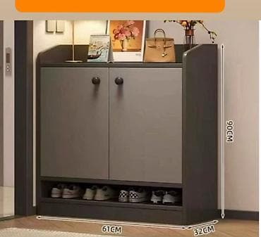 Kompaktan ormar za obuću sa otvorenom policom - Dimenzije: 90 cm na lalafo.rs Kompaktan ormar za obuću sa otvorenom policom - Dimenzije: 90 cm