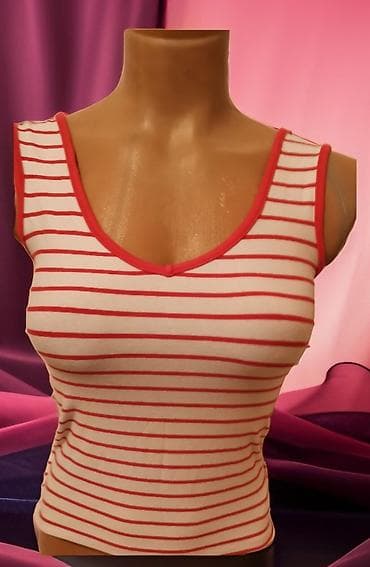 dve suknje po: Ženski letnji topovi – više modela - Crveno-beli prugasti top na at lalafo.rs — 6 dve suknje po: Ženski letnji topovi – više modela - Crveno-beli prugasti top na — 6