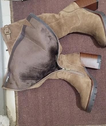 High boots, 36.5, color - Beige at lalafo.rs — 2 High boots, 36.5, color - Beige — 2