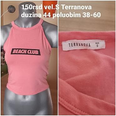 Terranova ženski top „Beach Club“ - Model: krojeni top sa uskim na lalafo.rs Terranova ženski top „Beach Club“ - Model: krojeni top sa uskim
