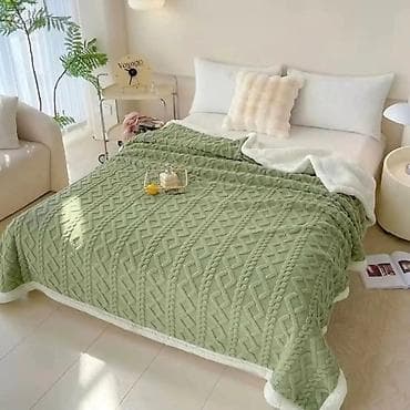 Plišano-rebrasto dvostrano ćebe/ prekrivač za krevet duplo ćebe na lalafo.rs — 2 Plišano-rebrasto dvostrano ćebe/ prekrivač za krevet duplo ćebe — 2