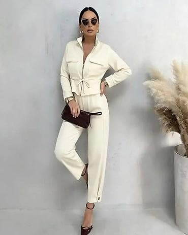 pantalone gina benotti: Ženski komplet – jakna i pantalone - Krojen komplet od lagane na lalafo.rs — 4 pantalone gina benotti: Ženski komplet – jakna i pantalone - Krojen komplet od lagane — 4