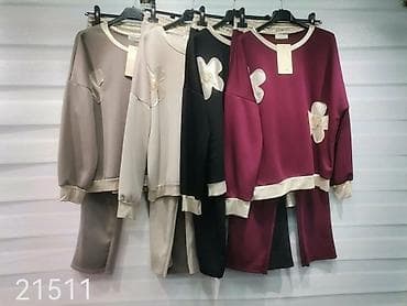 za svaki dan: Ženski komplet trenerke – duks i donji deo - Model: širi, opušten at lalafo.rs — 3 za svaki dan: Ženski komplet trenerke – duks i donji deo - Model: širi, opušten — 3