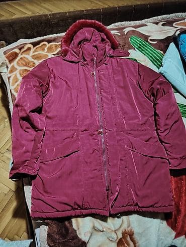 Ženska zimska jakna WENITE, bordo boje. - Model: duža jakna/parka sa na lalafo.rs — 1 Ženska zimska jakna WENITE, bordo boje. - Model: duža jakna/parka sa — 1