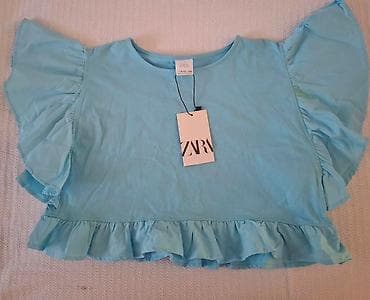 Zara original majica za devojčice plava azuro sa karnerima Velicina na lalafo.rs Zara original majica za devojčice plava azuro sa karnerima Velicina