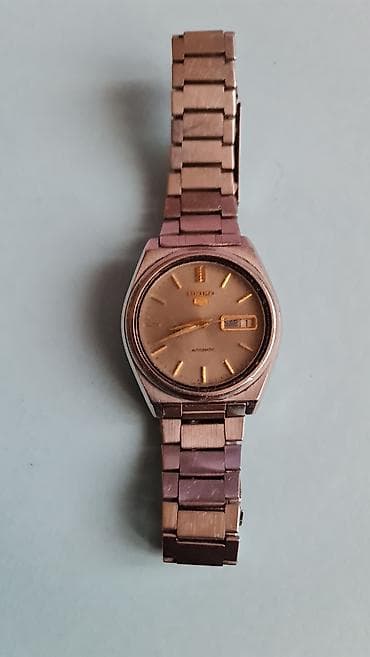 Seiko 5 automatski ručni sat - Mehanizam: automatski (self-winding) na lalafo.rs — 1 Seiko 5 automatski ručni sat - Mehanizam: automatski (self-winding) — 1