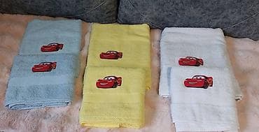 Dečiji set peškira sa izvezenim likovima crtanih junaka. - na lalafo.rs — 3 Dečiji set peškira sa izvezenim likovima crtanih junaka. - — 3