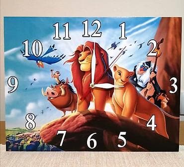 sako laneni: Zidni satovi sa motivima crtanih junaka i ilustracija – idealni za at lalafo.rs — 3 sako laneni: Zidni satovi sa motivima crtanih junaka i ilustracija – idealni za — 3