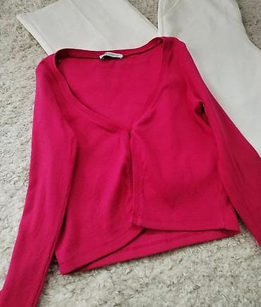 Zara pulover u ciklama roza boji. Veličina S. Materijal sitno rebrasti na lalafo.rs — 2 Zara pulover u ciklama roza boji. Veličina S. Materijal sitno rebrasti — 2