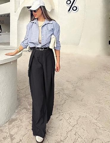 💫Ženske široke pantalone sa visokim strukom
2500 din na lalafo.rs — 2 💫Ženske široke pantalone sa visokim strukom
2500 din — 2