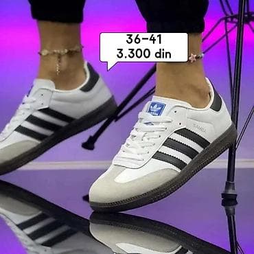 Adidas Samba patike – uniseks model - Dostupne boje: bela sa crnim na lalafo.rs — 3 Adidas Samba patike – uniseks model - Dostupne boje: bela sa crnim — 3